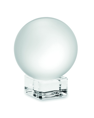 Logo trade corporate gifts image of: Glass round award