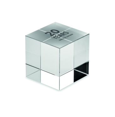 Logotrade promotional giveaway image of: Glass cube award