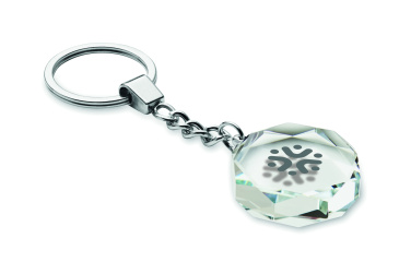 Logotrade promotional gifts photo of: Glass round award key ring