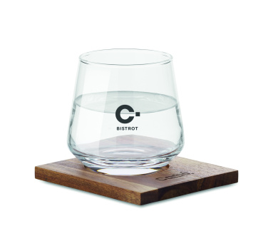 Logo trade business gifts image of: Whisky short drink glass set