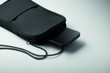 Logo trade advertising products picture of: RPET cross body travel pouch