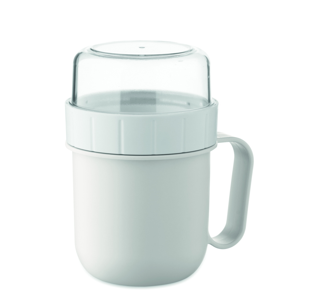 Logo trade promotional items image of: On the go cup in PP 450 ml