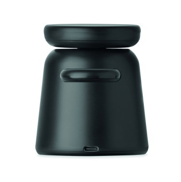 Logo trade promotional gifts picture of: 3 in 1 wireless charger 15W