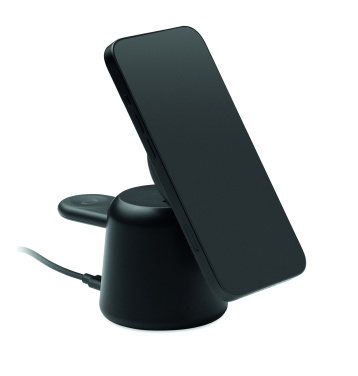 Logotrade promotional giveaway image of: 3 in 1 wireless charger 15W