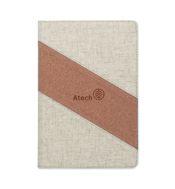 Logo trade advertising products image of: A5 notebook with 15W charger
