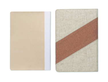 Logo trade promotional giveaways picture of: A5 notebook with 15W charger