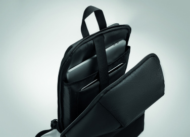 Logo trade promotional gifts picture of: 600D RPET backpack trolley