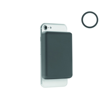 Logotrade advertising product picture of: Magnetic wireless charger 15W powerbank 5000 mAh