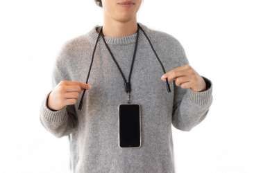 Logotrade promotional item image of: LoopAmp RCS RPET adjustable phone cord with 60W cable