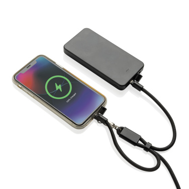 Logo trade promotional item photo of: LoopAmp RCS RPET adjustable phone wrist strap 60W cable