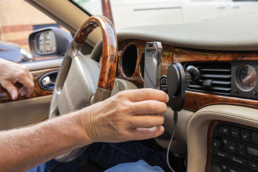 Logo trade promotional products picture of: PowerCruze RCS rplastic 15W magnetic charging car holder