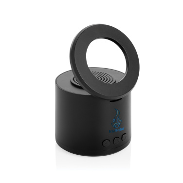 Logo trade promotional products image of: Magpulse RCS recycled plastic 3W speaker w/magnetic holder