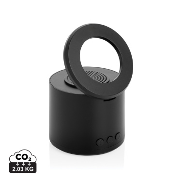 Logo trade promotional giveaway photo of: Magpulse RCS recycled plastic 3W speaker w/magnetic holder