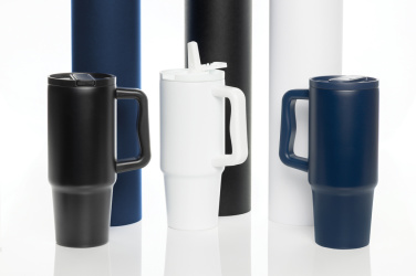 Logo trade promotional giveaways image of: Embrace Leakproof RCS recycled stainless steel tumbler 900ml