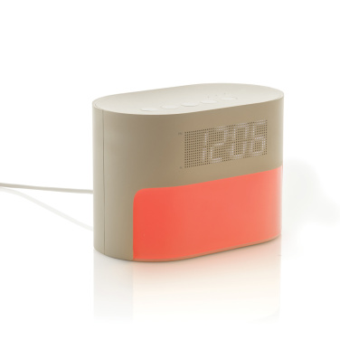 Logo trade advertising products image of: LumaRise RCS reycled plastic white noise alarm clock
