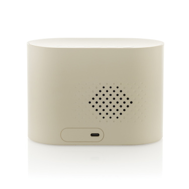 Logotrade promotional giveaway image of: LumaRise RCS reycled plastic white noise alarm clock