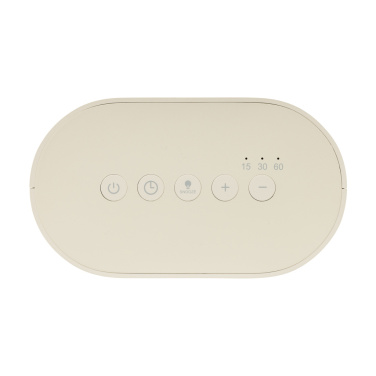 Logotrade promotional items photo of: LumaRise RCS reycled plastic white noise alarm clock