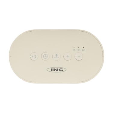 Logotrade promotional gift image of: LumaRise RCS reycled plastic white noise alarm clock