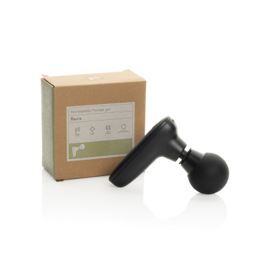Logo trade promotional item photo of: Revix RCS recycled plastic massage gun
