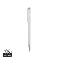 Glide GRS certified R-ABS Metal Clip Pen, white