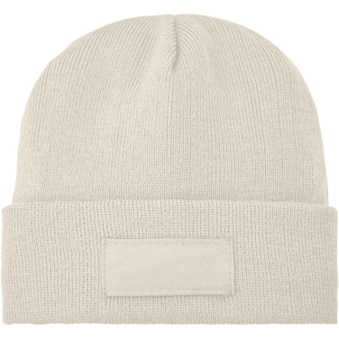 Logo trade promotional gifts image of: Boreas beanie with patch