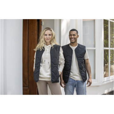 Logo trade corporate gifts picture of: Quartz GRS recycled unisex quilted bodywarmer