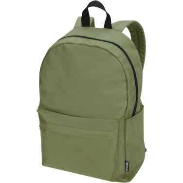 Logo trade promotional giveaways picture of: Byron 14" GRS recycled city laptop backpack 16L