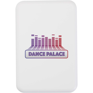Logo trade corporate gift photo of: Acrab 5000 mAh 15W magnetic wireless power bank with 20W PD - made from recycled plastic