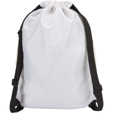 Logo trade promotional gifts picture of: Nomad GRS recycled sports drawstring bag with bottom compartment 18L