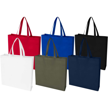 Logotrade corporate gifts photo of: EcoSeal GRS recycled nonwoven gusset tote bag 12L