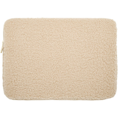 Logo trade promotional merchandise image of: Bear 13" GRS recycled sherpa laptop sleeve 2L