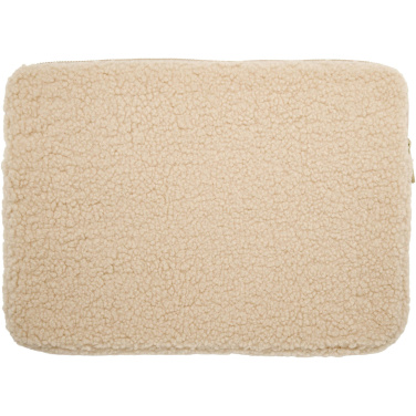 Logo trade promotional items image of: Bear 13" GRS recycled sherpa laptop sleeve 2L