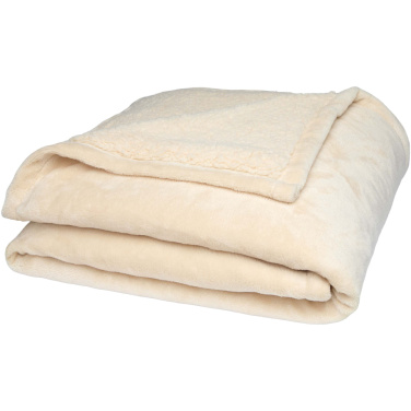 Logotrade promotional giveaway picture of: Ashen GRS recycled sherpa blanket