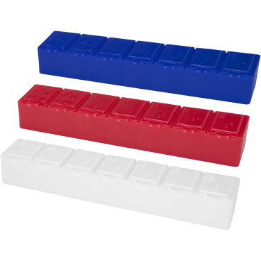 Logo trade promotional merchandise image of: Dose 7-day multi-vitamin organiser