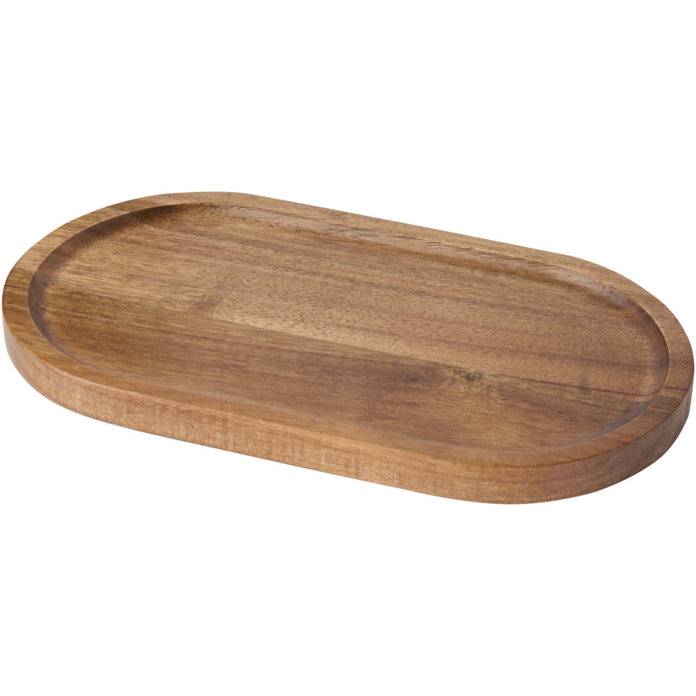 Logo trade advertising product photo of: Edge acacia wood serving tray
