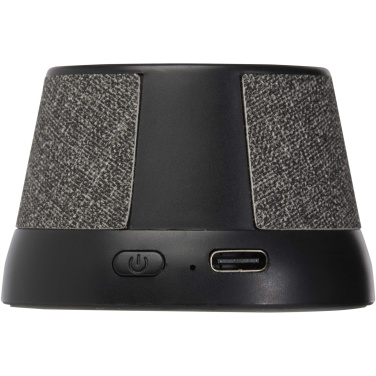 Logo trade promotional gift photo of: Horna 3W recycled plastic magnetic wireless speaker