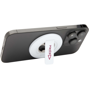 Logo trade promotional items image of: Ain recycled plastic magnetic phone stand with bottle opener 
