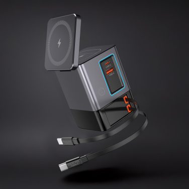 Logotrade promotional product image of: Urban Vitamin Sacramento 105W GAN charger+retractable cables