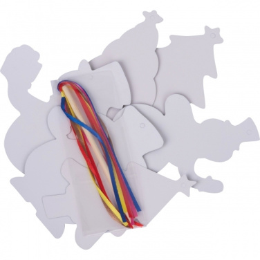 Logo trade promotional merchandise picture of: Scratch-off Christmas ornaments SOUTH POLE