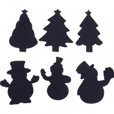 Logotrade promotional giveaway image of: Scratch-off Christmas ornaments SOUTH POLE