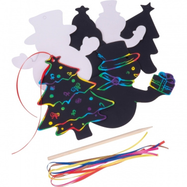 Logo trade promotional products picture of: Scratch-off Christmas ornaments SOUTH POLE