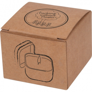 Logo trade promotional products picture of: Candle in tin PRAGUE