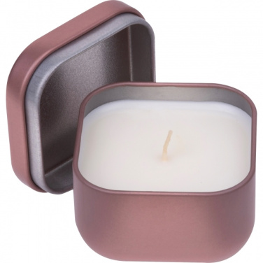 Logo trade promotional items image of: Candle in tin PRAGUE