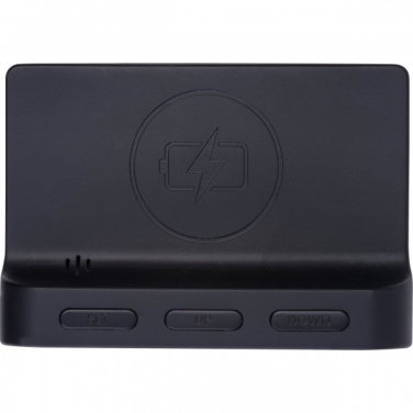 Logo trade promotional gift photo of: Alarm Clock and Wireless Charger ADELAIDE