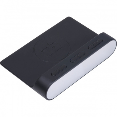 Logotrade promotional item image of: Alarm Clock and Wireless Charger ADELAIDE
