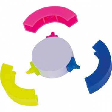 Logo trade promotional items image of: 3-in-1 Highlighter ANDORRA