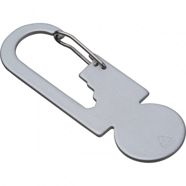 Logo trade corporate gifts image of: Multitool with Shopping Cart Token GIBRALTAR