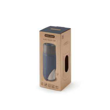 Logotrade promotional product picture of: Black+Blum Glass Travel Cup 340ML