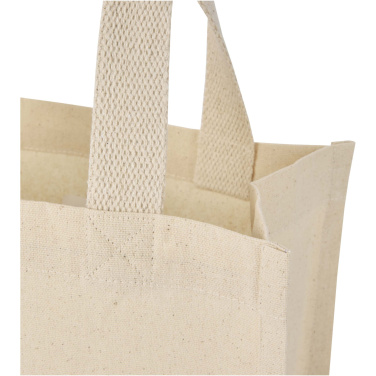 Logotrade advertising product image of: Odessa 220 g/m² GRS recycled cotton mini gusset tote bag 9L