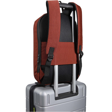 Logotrade promotional merchandise picture of: Luma 15" GRS recycled anti-theft laptop backpack 10L
